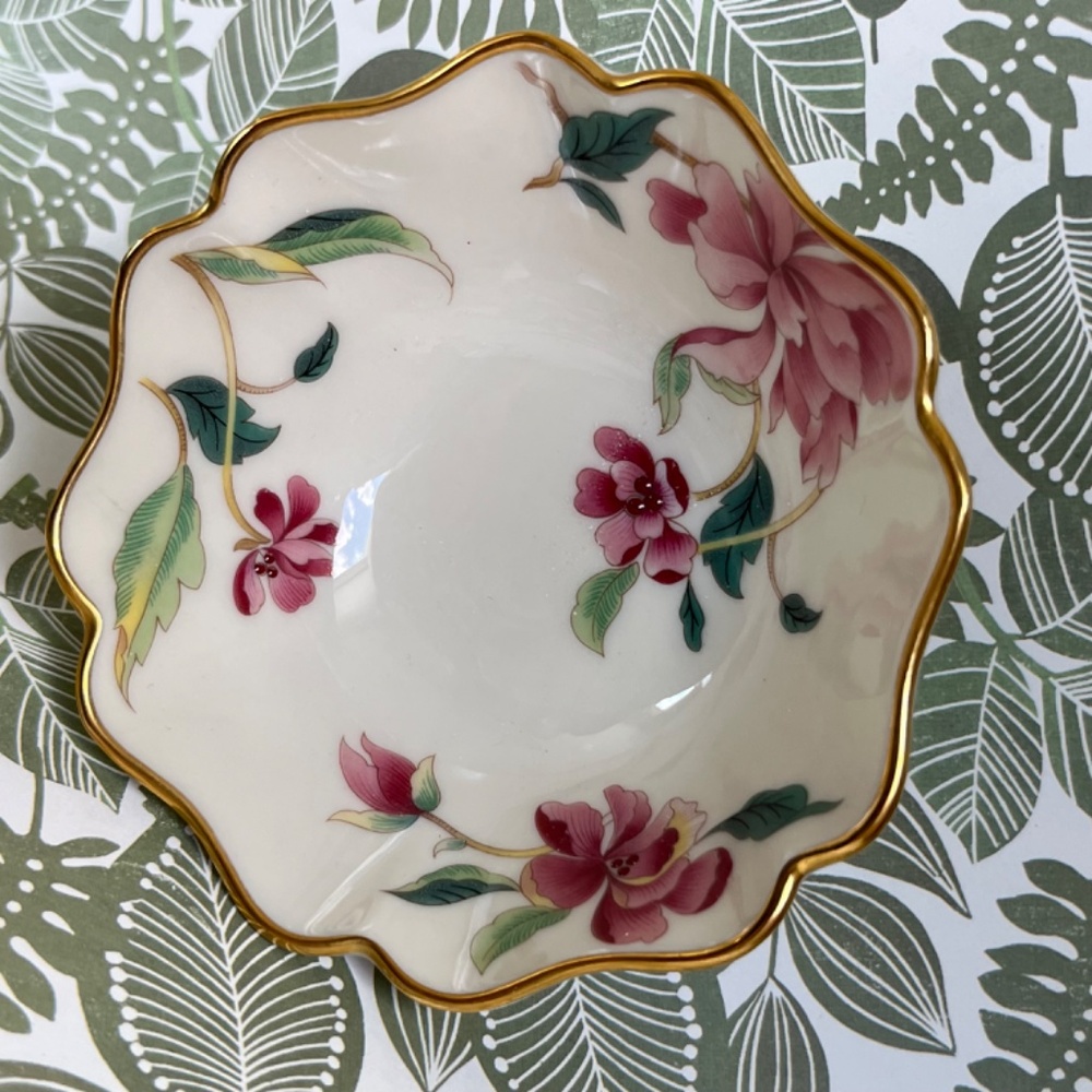 VINTAGE LENOX Barrington Collection Floral Jewelry Dish - Picture 4 of 8